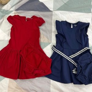 ralph lauren toddler girl dresess like new